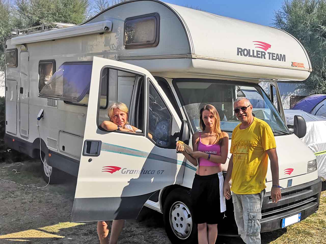 CLAUDIO E FAMIGLIA IN EMILIA ROMAGNA PER CAMPER RAI1 | PLEINAIRCLUB